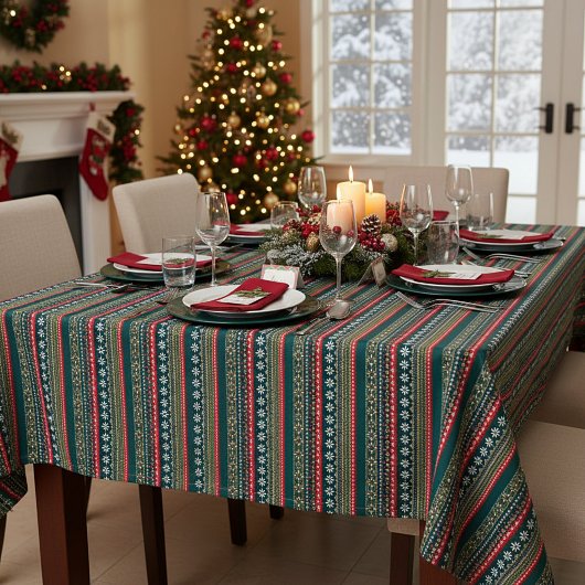 Nordische Weihnachtsmuster Tischdecke