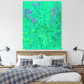 Nordische Wildblumen Sommer-Blume Blumengestein Leinwanddruck (Insitu (Schlafzimmer))