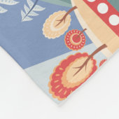 Nordische Wintergebirge - Urlaubsmeldung Fleecedecke (Ecke)