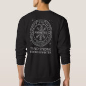 Nordische Winterstärke Sweatshirt (Rückseite)
