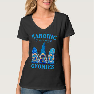 Nordischer Gnom Chanukka Hängt mit meinen Gnomies T-Shirt