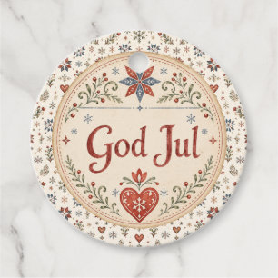 Nordischer Gott Jul Norwegisches Weihnachten Geschenkanhänger