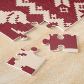 Nordischer Hund: Quirky Illustrationsmuster. Puzzle (Seite)