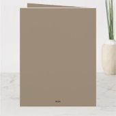 Nordischer Kardinal Bird William Morris Inspiriert Karte (Rückseite)