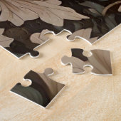 Nordischer Kardinal Bird William Morris Inspiriert Puzzle (Seite)