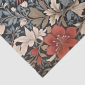 Nordischer Kardinal Bird William Morris Inspiriert Seidenpapier (Detail)