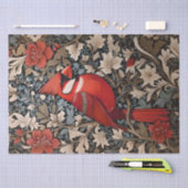 Nordischer Kardinal Bird William Morris Inspiriert Seidenpapier (Handwerk)