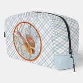 Nordischer Kardinal im Schnee Original Foto Waschbeutel (Rechte Ecke)