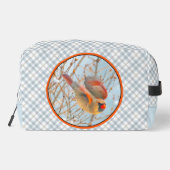 Nordischer Kardinal im Schnee Original Foto Waschbeutel (Rückseite)