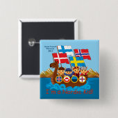 Nordischer Kinderknopf 2017 Button (Vorne & Hinten)