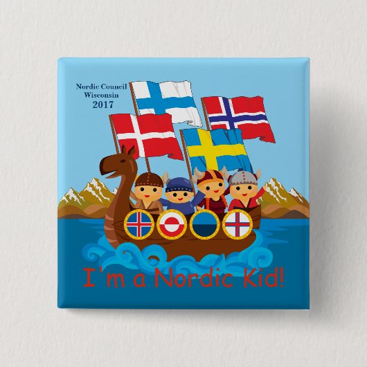 Nordischer Kinderknopf 2017 Button (Vorderseite)