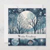 Nordischer Moonlit-Wald, kundenspezifisch (Vorderseite)