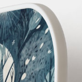 Nordischer Moonlit-Wald, kundenspezifisch Pickleball Schläger (Linke Seite)