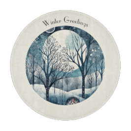 Nordischer Moonlit-Wald, kundenspezifisch Schneidebrett