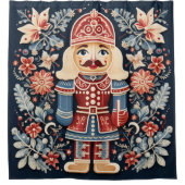 Nordischer Nutcracker-Duschvorhang Duschvorhang (Vorderseite)