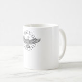 Nordischer Raps Kaffeetasse (VorderseiteRechts)