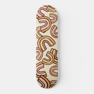 Nordischer Regenbogen Bohemische Regenboote Neutra Skateboard