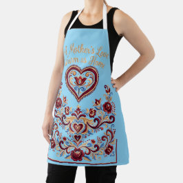 Nordischer Rosemaling-Schürze, Mutterliebe Schürze