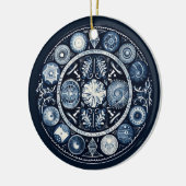 Nordischer Schmuck Keramik Ornament (Links)