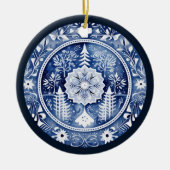 Nordischer Schmuck Keramik Ornament (Vorne)
