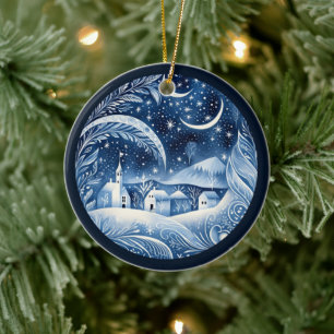 Nordischer Schmuck Keramik Ornament