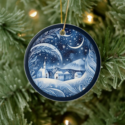 Nordischer Schmuck Keramik Ornament (Baum)