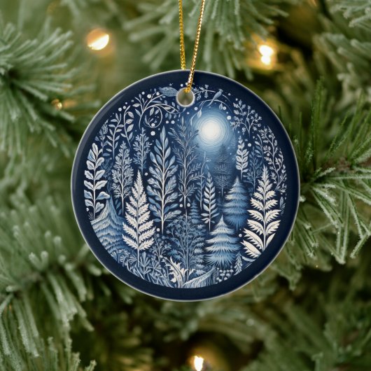 Nordischer Schmuck Keramik Ornament (Baum)