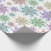 Nordischer Schneegarten  Geschenkpapier (Ecke)