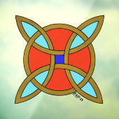 Nordischer Schutz vor Hexerei oder Hexenknochen Fensteraufkleber (Blatt 3)