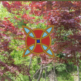 Nordischer Schutz vor Hexerei oder Hexenknochen Fensteraufkleber