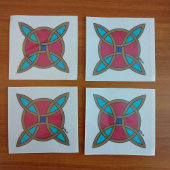 Nordischer Schutz vor Hexerei oder Hexenknochen Fensteraufkleber