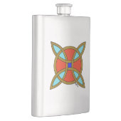 Nordischer Schutz vor Hexerei oder Hexenknochen Flachmann (Rechts)