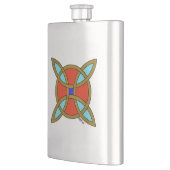 Nordischer Schutz vor Hexerei oder Hexenknochen Flachmann (Links)