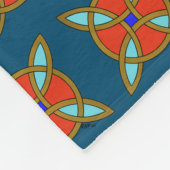 Nordischer Schutz vor Hexerei oder Hexenknochen Fleecedecke (Ecke)