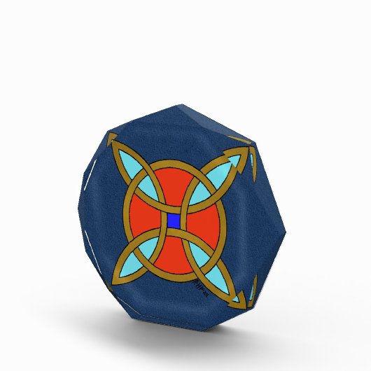 Nordischer Schutz vor Hexerei oder Hexenknochen Fotoblock (Rechts)