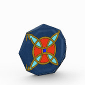 Nordischer Schutz vor Hexerei oder Hexenknochen Fotoblock (Links)