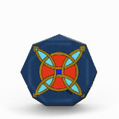 Nordischer Schutz vor Hexerei oder Hexenknochen Fotoblock (Vorderseite)