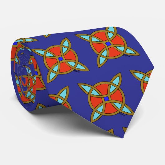 Nordischer Schutz vor Hexerei oder Hexenknochen Krawatte (Gerollt)