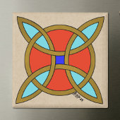 Nordischer Schutz vor Hexerei oder Hexenknochen Magnet