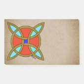 Nordischer Schutz vor Hexerei oder Hexenknochen Post-it Klebezettel (Vorderseite)