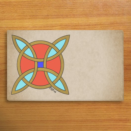 Nordischer Schutz vor Hexerei oder Hexenknochen Post-it Klebezettel