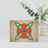 Nordischer Schutz vor Hexerei oder Hexenknochen Postkarte (Stehend Vorderseite)