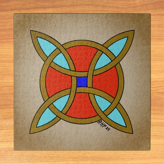Nordischer Schutz vor Hexerei oder Hexenknochen Puzzle