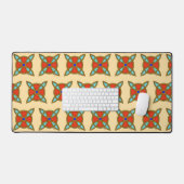 Nordischer Schutz vor Hexerei oder Hexenknochen Schreibtischunterlage (Tastatur & Maus)