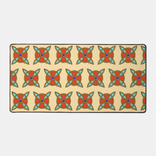 Nordischer Schutz vor Hexerei oder Hexenknochen Schreibtischunterlage (Vorderseite)