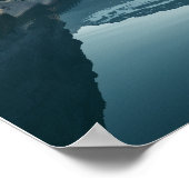 Nordischer See Reflexion Poster (Ecke)