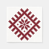 Nordischer Stern Serviette (Vorderseite)