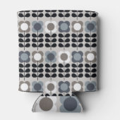 Nordischer Stil, abstraktes Blumenmuster. Dosenkühler (Rückseite)