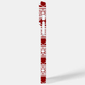 Nordischer Weihnachtsskandinavischer Rentier Case-Mate iPhone Hülle (Rückseite / Links)