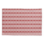 Nordischer Weihnachtsskandinavischer Rentier Kissenbezug (Rückseite)